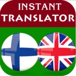 finnish english translator android application logo